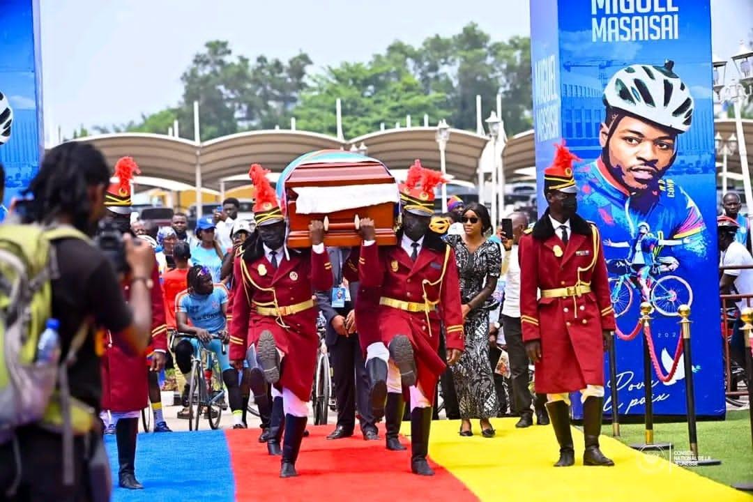 Les derniers hommages rendus à Miguel Masaïsaï lors de ses obsèques à Kinshasa, ce jeudi 22 octobre 2026