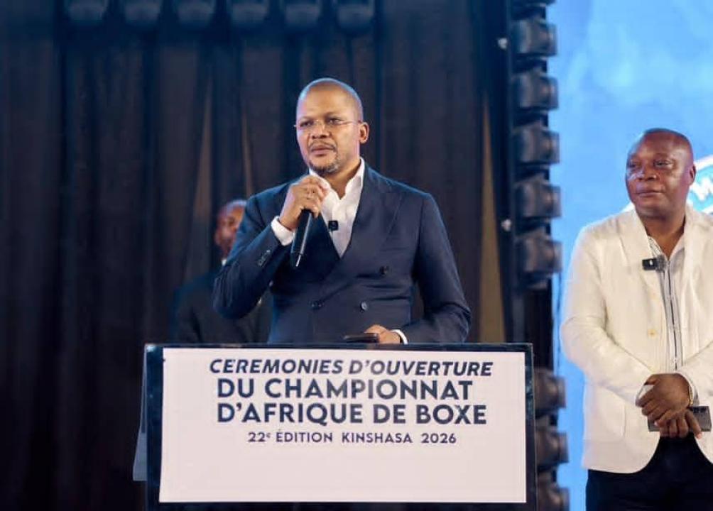 Didier Budimbu lance la 22e édition des championnats d'Afrique à Kinshasa