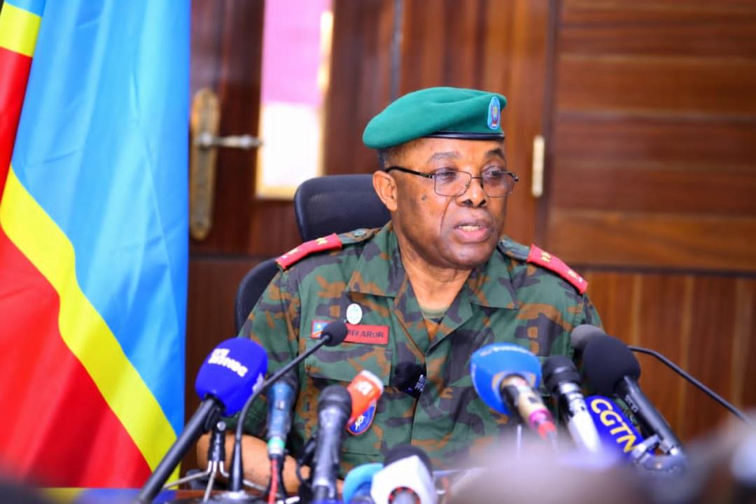 Le porte-parole des FARDC, le général-major Sylvain Ekenge