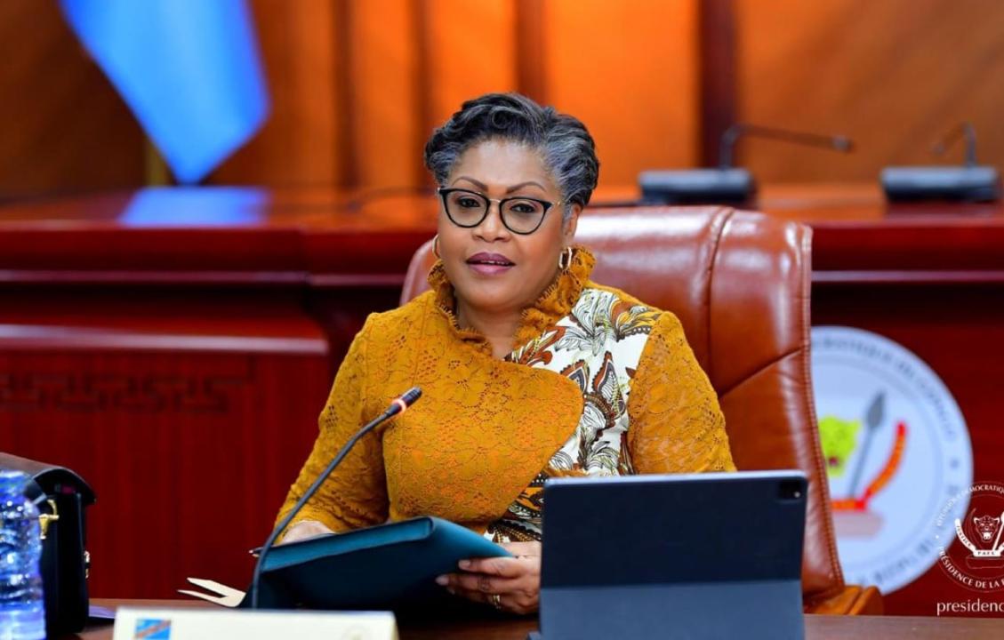 La Première ministre de la RDC, Judith Suminwa