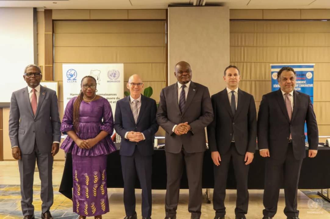 Un programme de formation d'une semaine, organisé par le Centre international du Caire pour la résolution des conflits, le maintien et la consolidation de la paix (CCCPA), avec le soutien de la MONUSCO, du gouvernement de la RDC et de l'Égypte, s'est ouvert à Kinshasa le lundi 26 octobre. ©MONUSCO / Nathan K