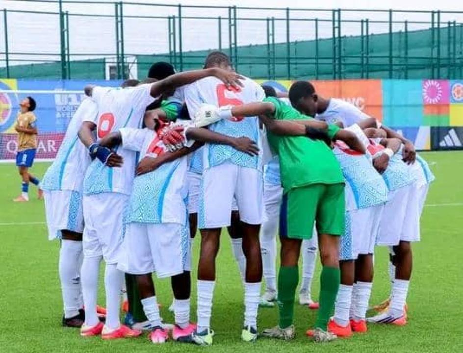 Les Léopards U15 de la RDC à Bakou.