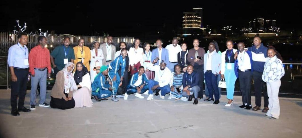 Des participants au Forum régional des jeunes du Bassin du Nil, en Éthiopie