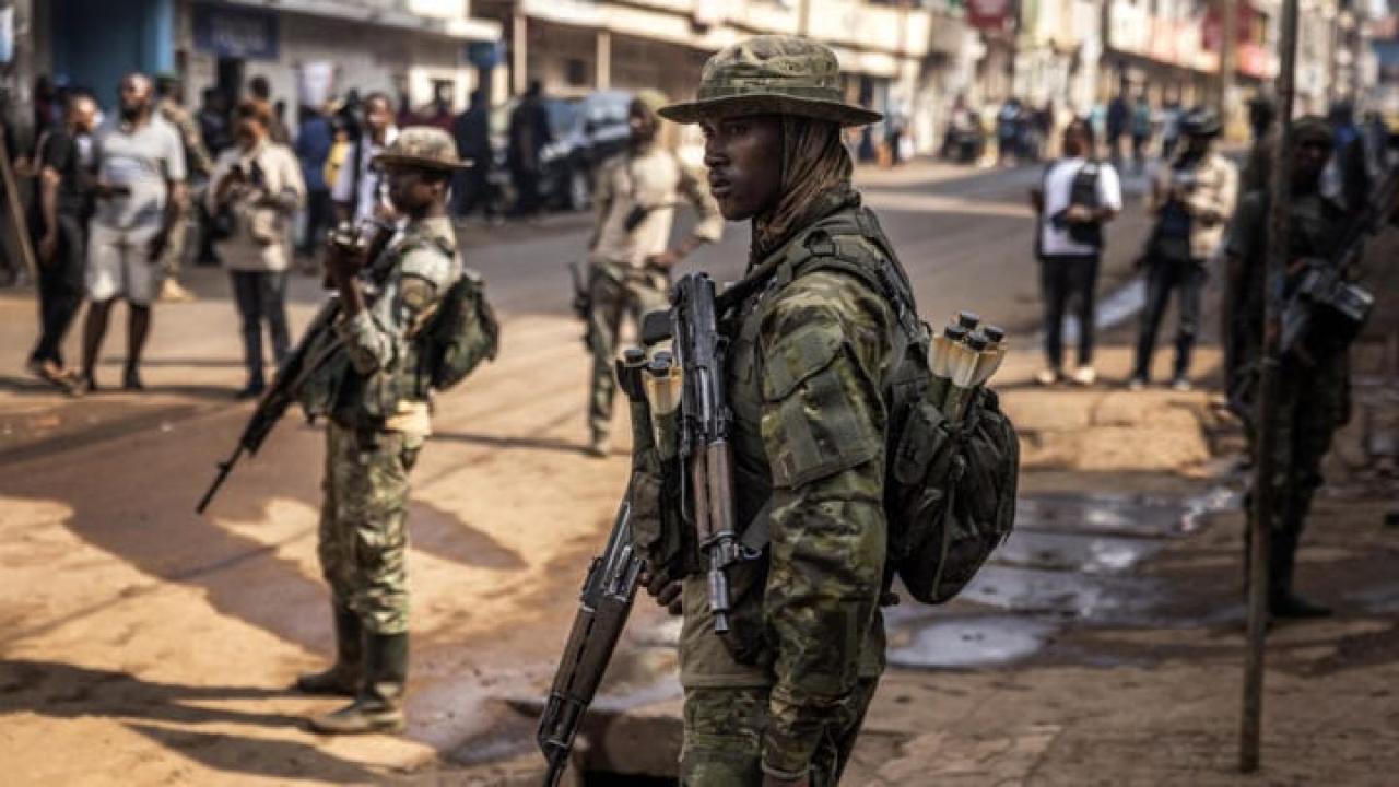 Des rebelles du FRN dans la ville de Bukavu [photo d'illustration]