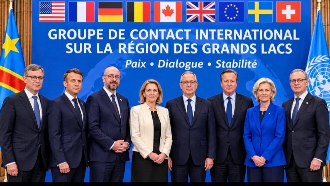 Les représentants des pays membres du Groupe de contact international pour la région des Grands Lacs (GCI)